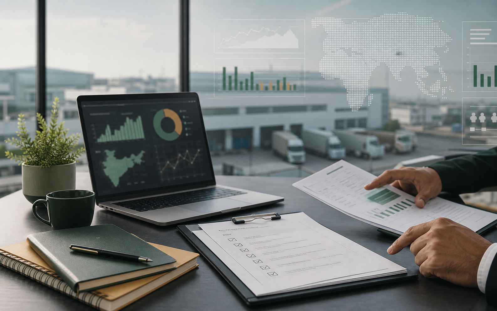 Market, industry and compliance visual